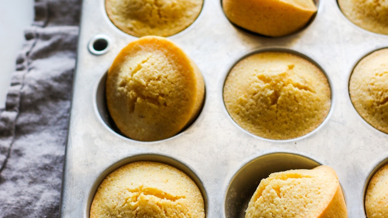 Image of Sweet Old Fashioned Cornbread Muffins