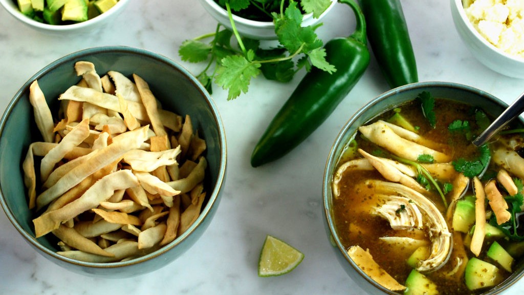 Image of Tortilla Soup with Tortilla Strips