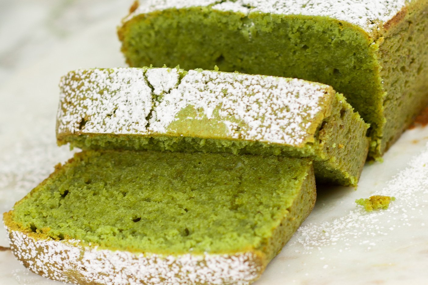 The BEST Matcha Cake with Matcha Green Tea Frosting... made healthier!