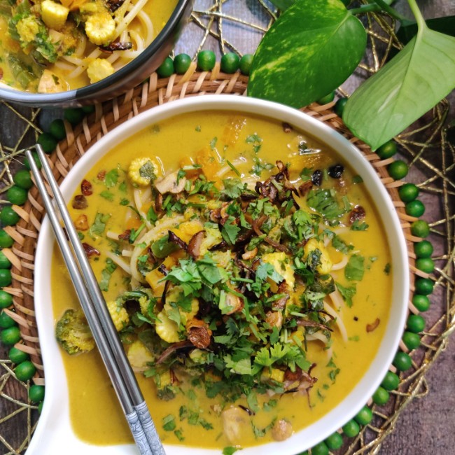 Image of Vegan Khao Suey Recipe
