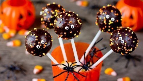 Image of Spooky Spider Cake Pops