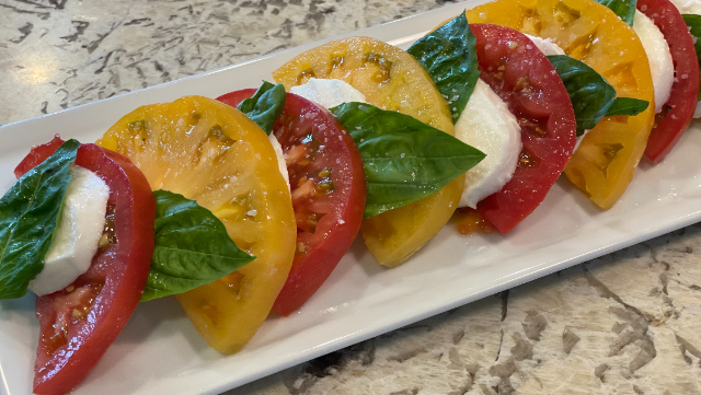 Image of Tomato, Mozzarella Salad with Basil