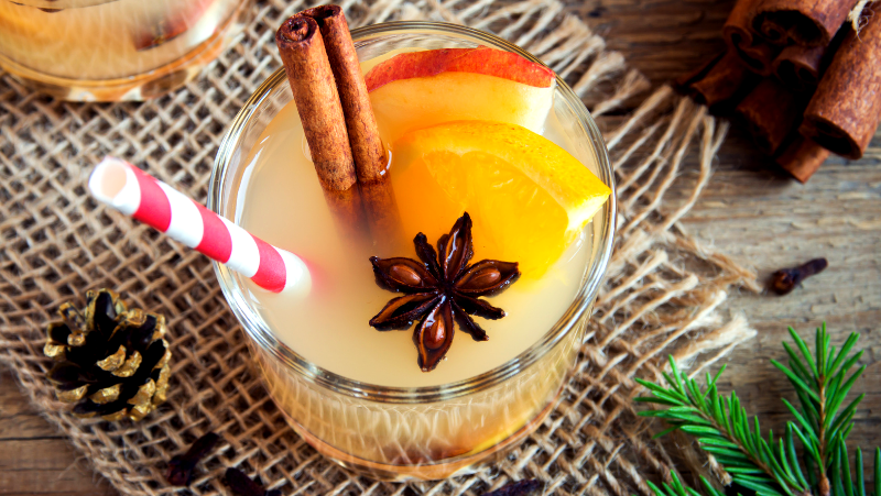 Image of Spiced Orange Apple Amaretto Punch