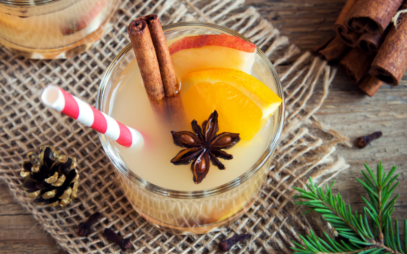 Spiced Orange Apple Amaretto Punch