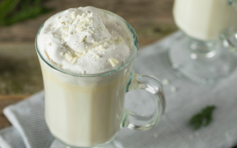 Boozy White Hot Chocolate