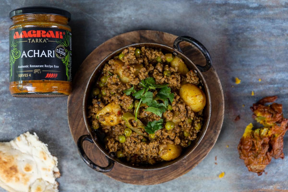 Keema Aloo Matar Achari