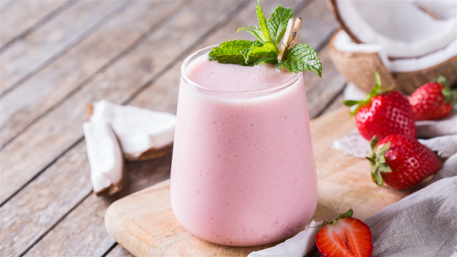 Image of Strawberry Coconut Lassi