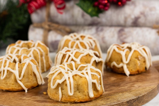 Image of Brown Butter Chai Cake with Maple Cream Cheese Frosting