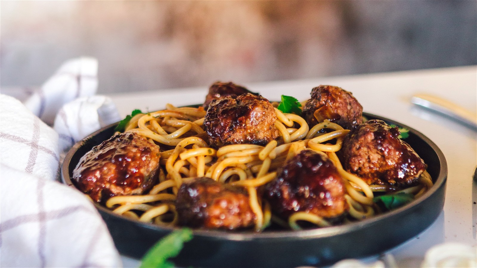 Image of Homemade Spaghetti and Meatballs