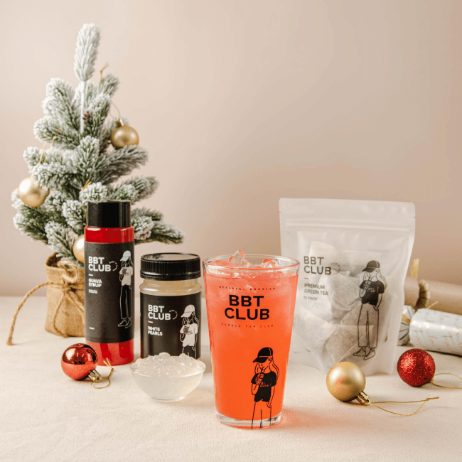 Image of Guava Green Tea with White Pearls
