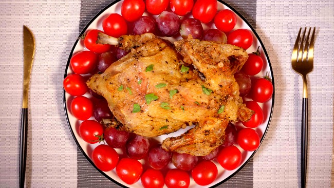 Image of Whole Chicken in an Air fryer