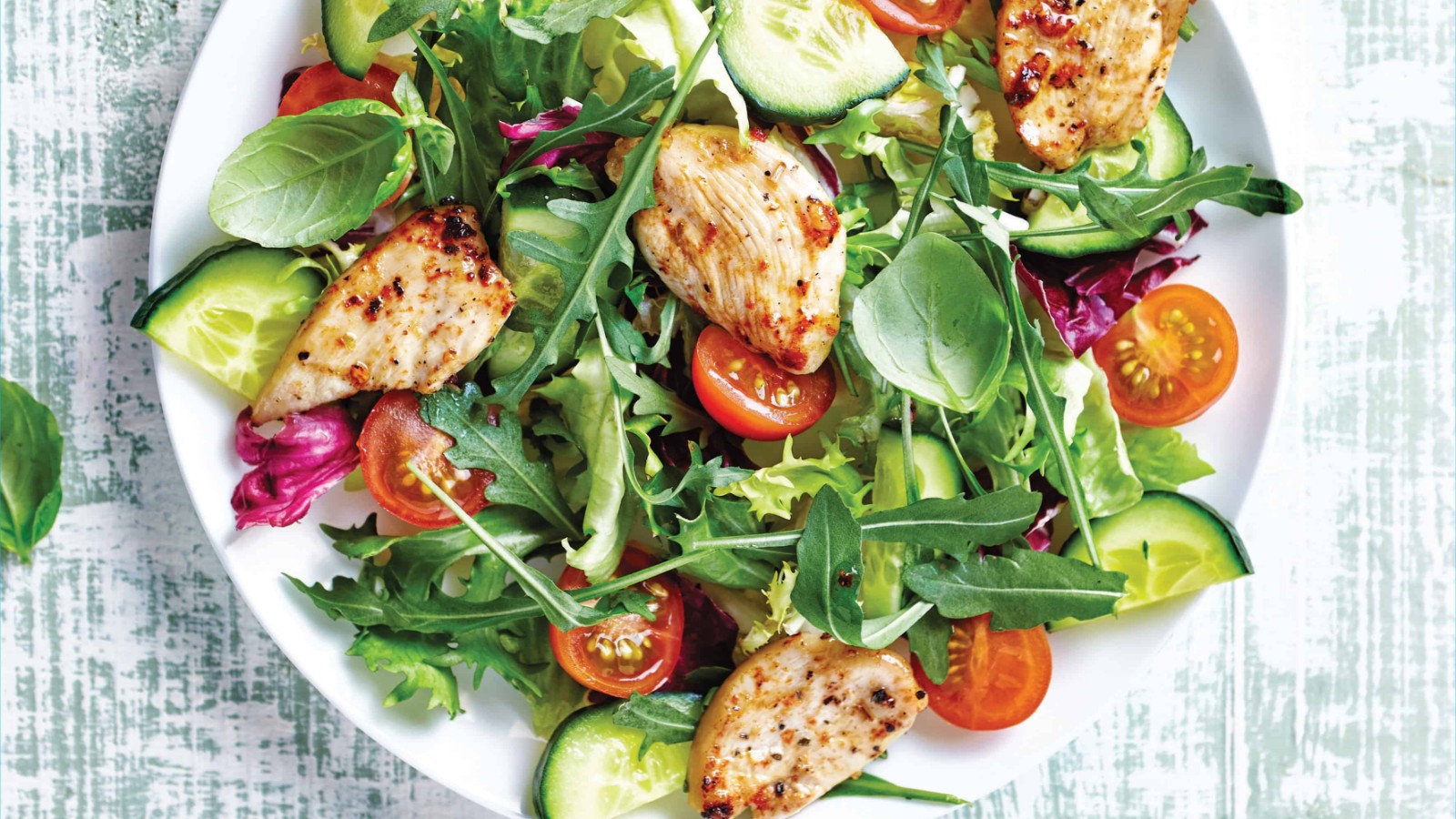 Image of Salat mit Hähnchenbrust