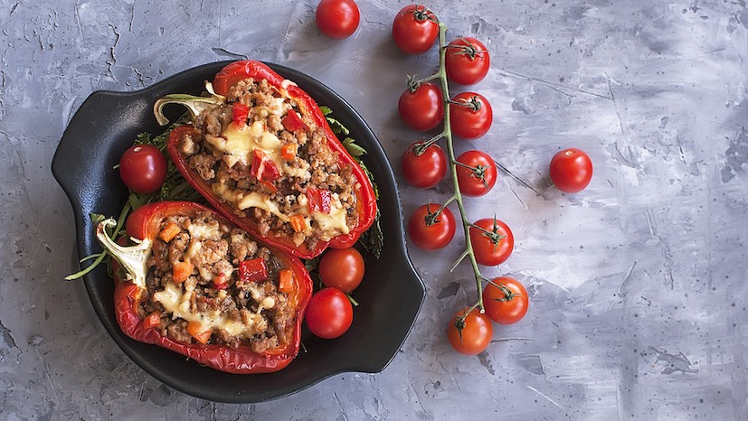 Image of Simple Stuffed Capsicums