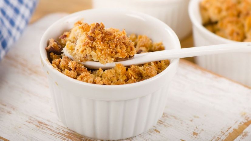 Image of Pear and Caramel Crumble