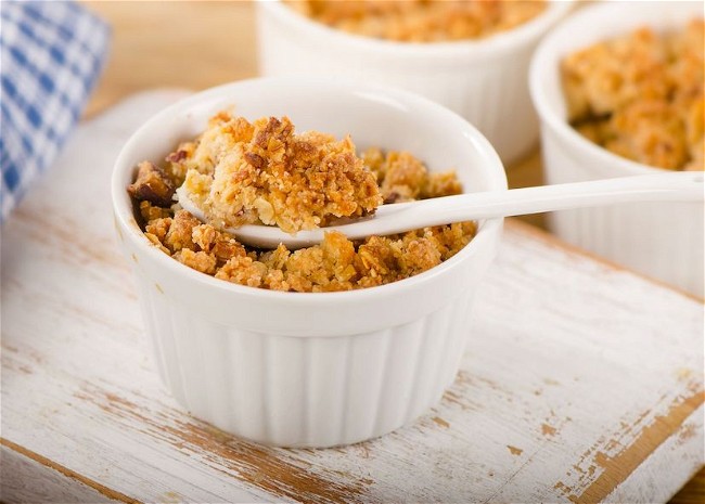 Image of Pear and Caramel Crumble