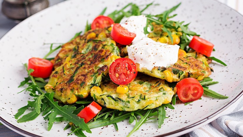 Image of Quick Corn and Vegetable Fritters