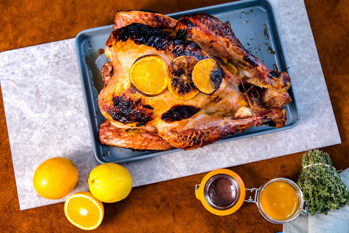 Citrus Glazed Roast Turkey