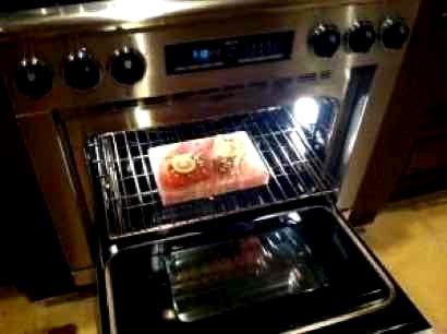 Image of Flip the salmon and move it to another location on...