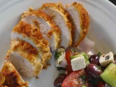 Image of Hummus Crusted Chicken Breasts