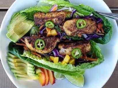 Image of Lettuce Wrap Fish Tacos