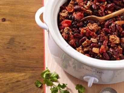 Image of (Not Too) Spicy Slow Cooker Chili