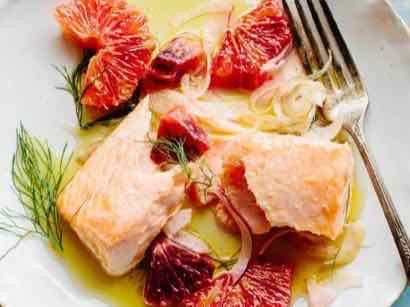 Image of Slow Roasted Salmon with Orange & Fennel