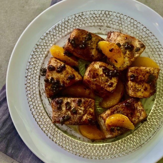 Image of Seared Swordfish with Orange-Soy Glaze