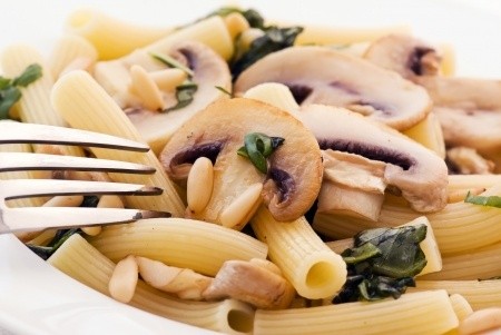 Image of Creamy Mushroom and Herbed Pasta