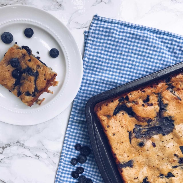 Blueberry Breakfast Protein Bars