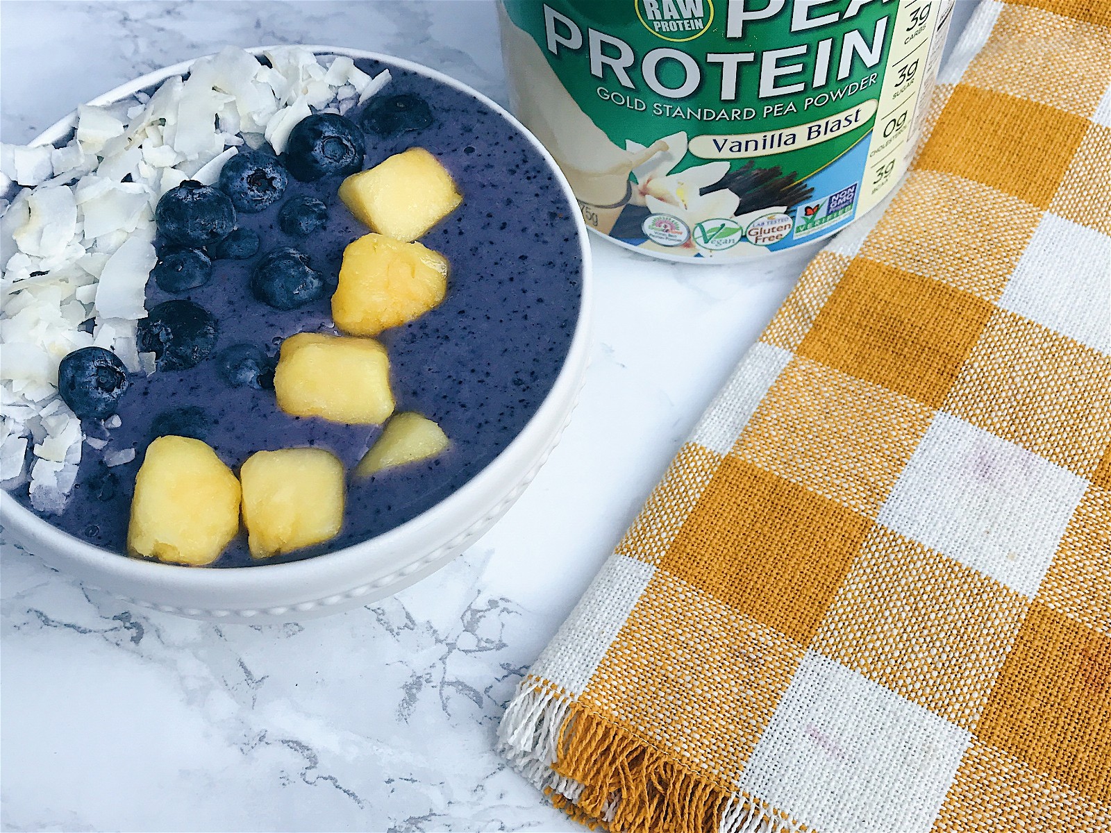 Blueberry Piña Colada Smoothie Bowl – Growing Naturals