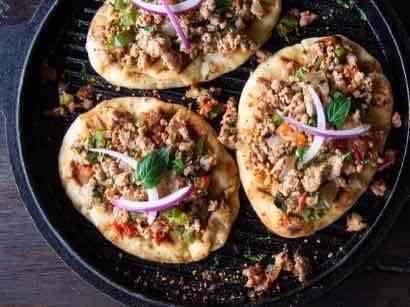Image of Big Green Egg: Lahmajoon Flatbread