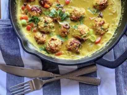 Image of Curry Chicken Meatballs