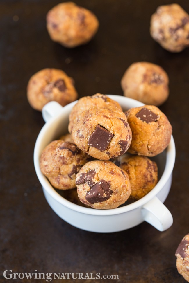 Image of Low Sugar Chocolate Chunk Cookie Dough Bites