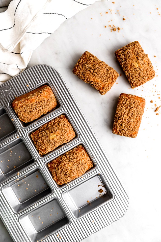 Image of Mini quequitos con crumble
