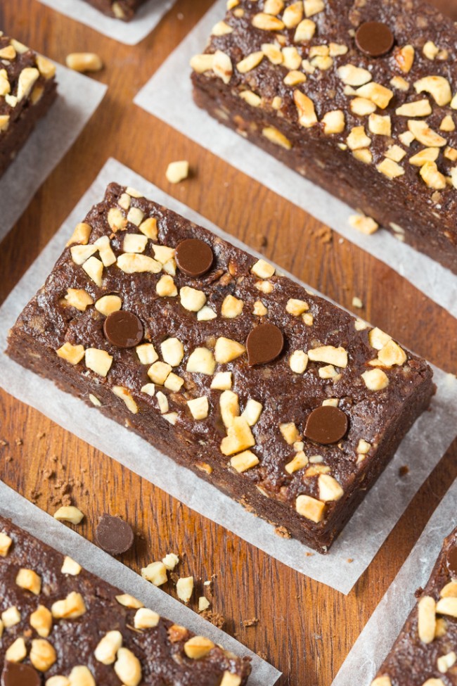 Image of Chewy No Bake Peanut Butter Fudge Bars