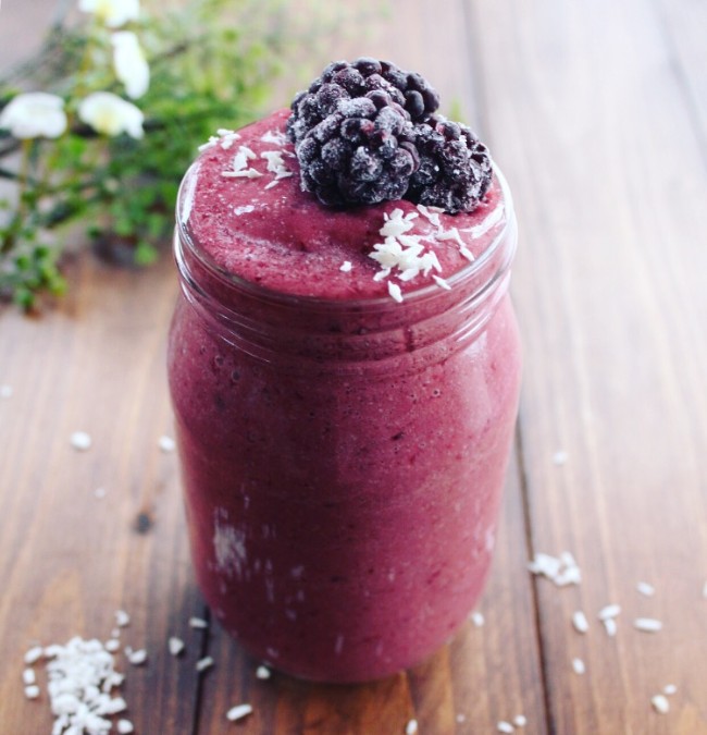 Image of Cherry Blackberry Superfood Smoothie