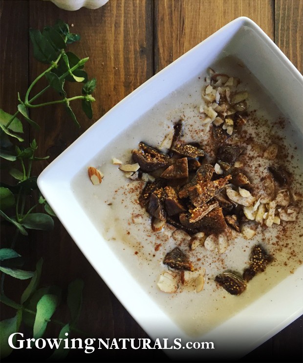 Image of Fig and Almond Spiced Oatmeal