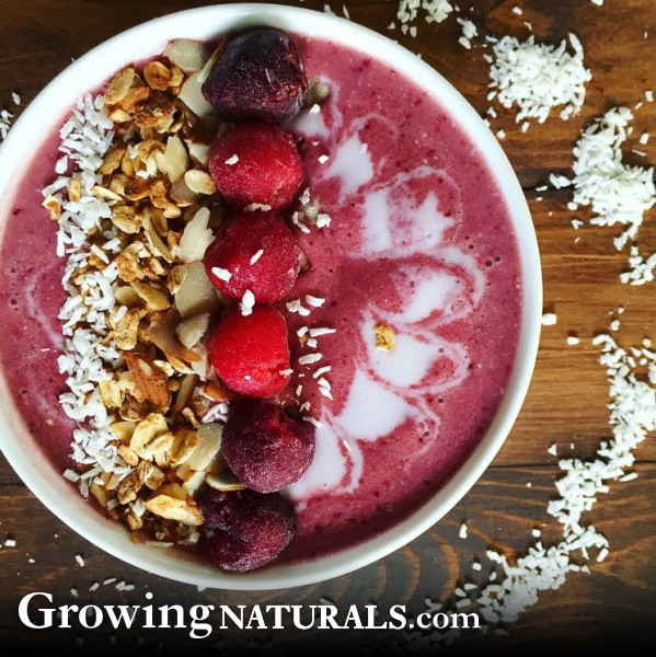 Image of Cherry Coconut Crunch Smoothie Bowl