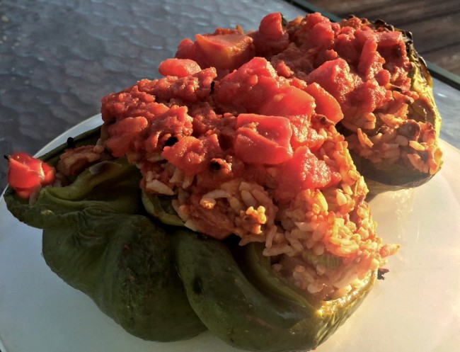 Image of Vegan Stuffed Bell Peppers