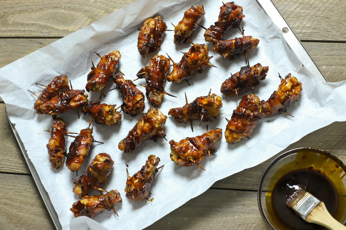 Bacon Wrapped Wings