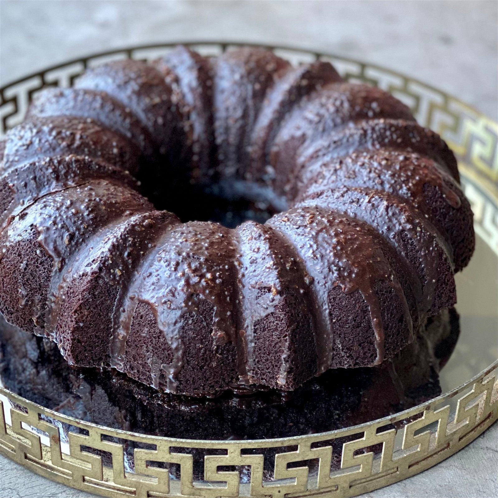 Double Chocolate Bundt Cake - Eat at Home