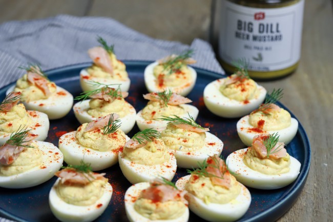 Image of Smoked Salmon Deviled Eggs