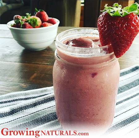Vegan Strawberries 'N' Cream Protein Smoothie