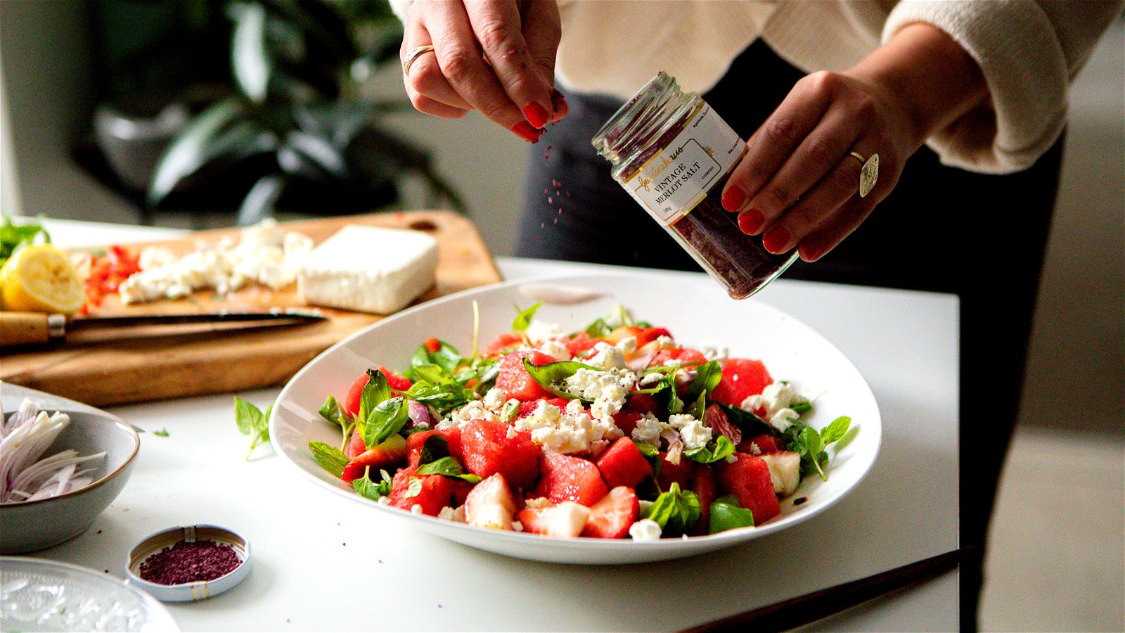 Image of Watermelon & Strawberry Salad