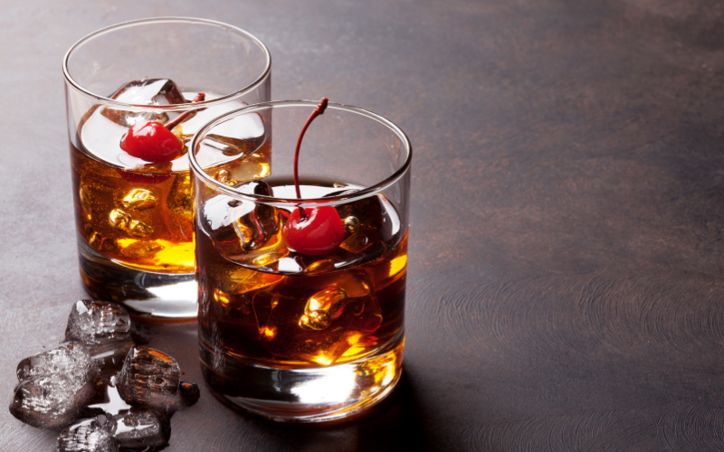 Spiced Maple Manhattan