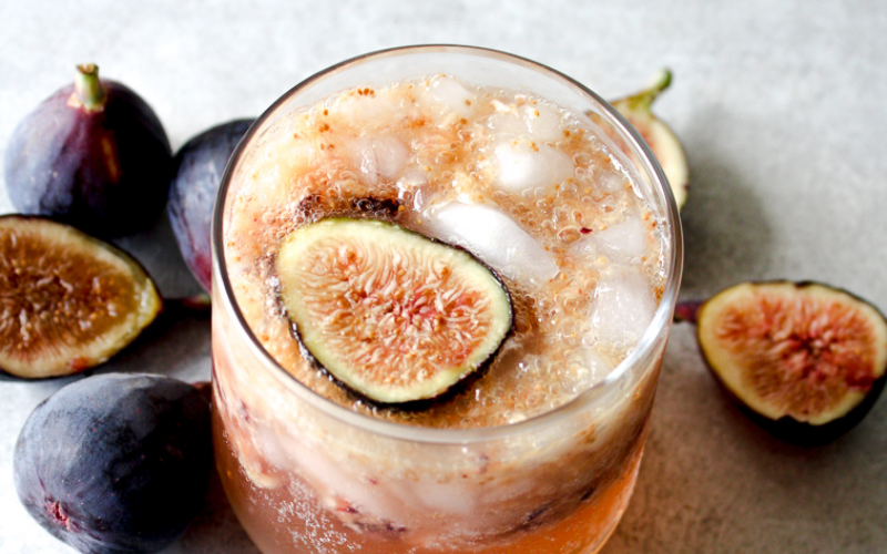 Figgy Maple Bourbon Fizz