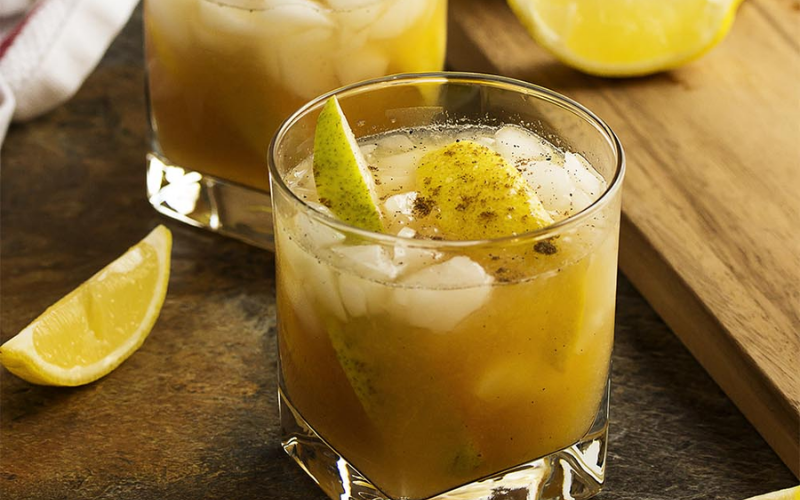 Pear And Bourbon Smash