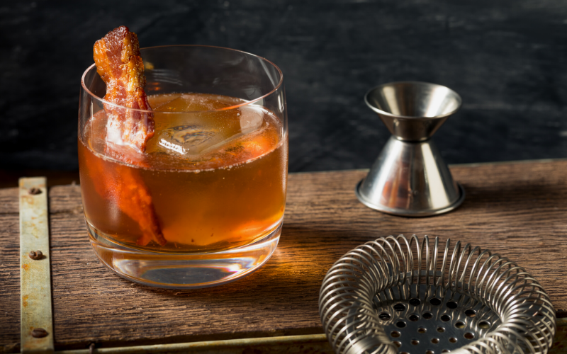 Boozy Maple Bacon Old-Fashioned