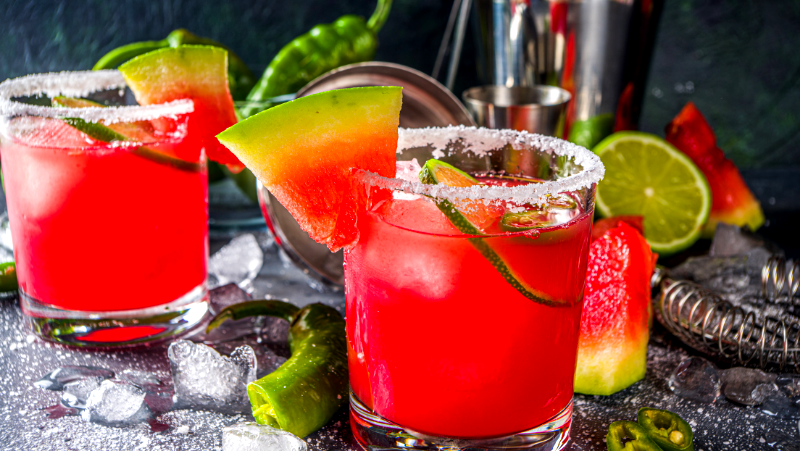 Image of Jalapeno Watermelon Margarita