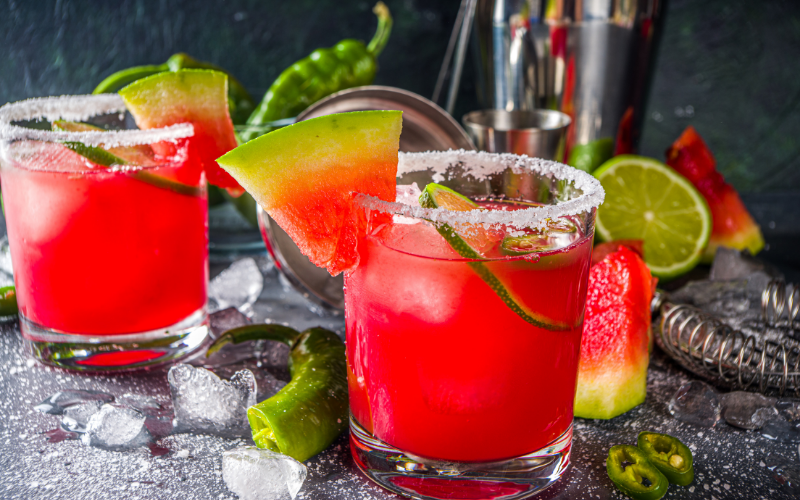 Jalapeno Watermelon Margarita